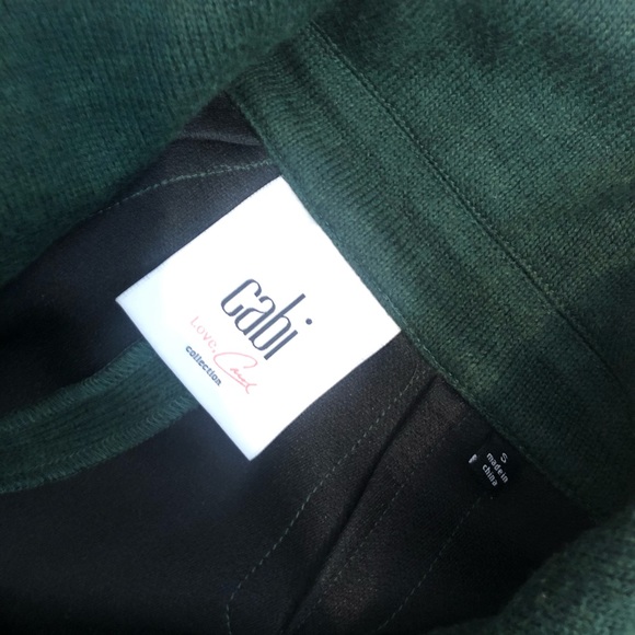 Cabi Forest Green Short Pea Coat Jacket 3159 - Picture 6 of 6